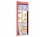 WhiteCoat Clipboard® Vertical - Coral Pediatric Edition